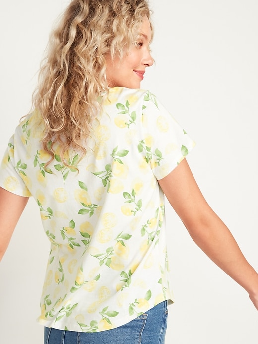 Image number 2 showing, EveryWear Patterned Short-Sleeve Tee for Women