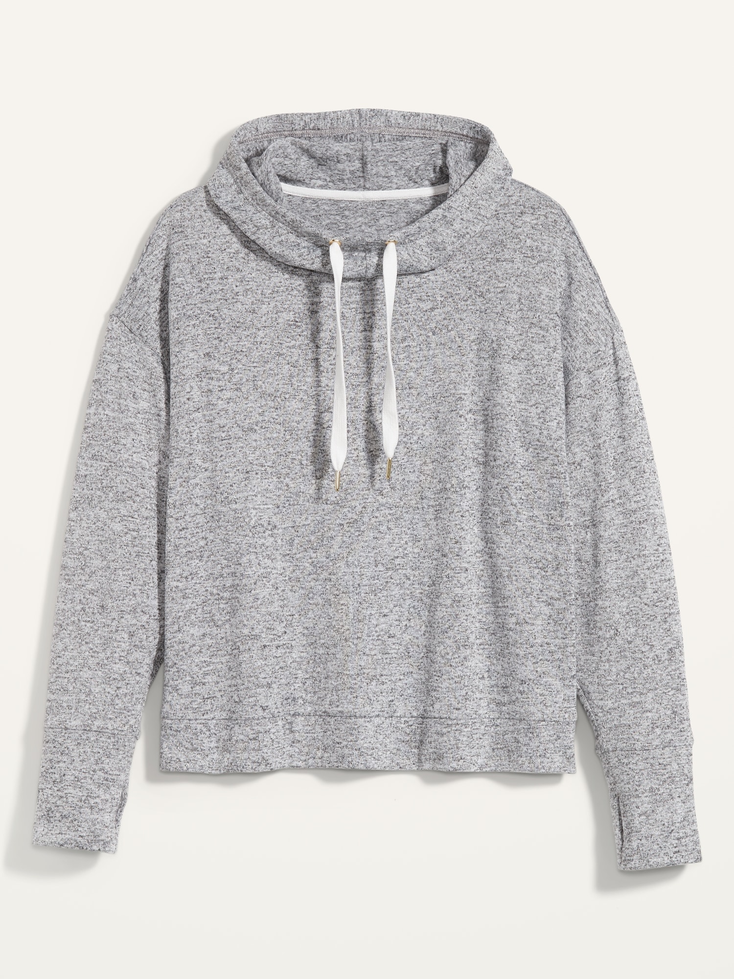 Sweater best sale crop hoodie