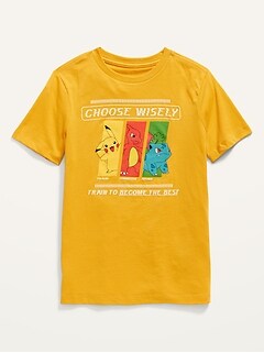 T-shirt unisexe à imprimé Pokémon™ pour Enfant