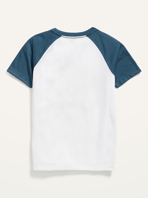 View large product image 2 of 2. Graphic Color-Blocked Pajama Tee For Boys
