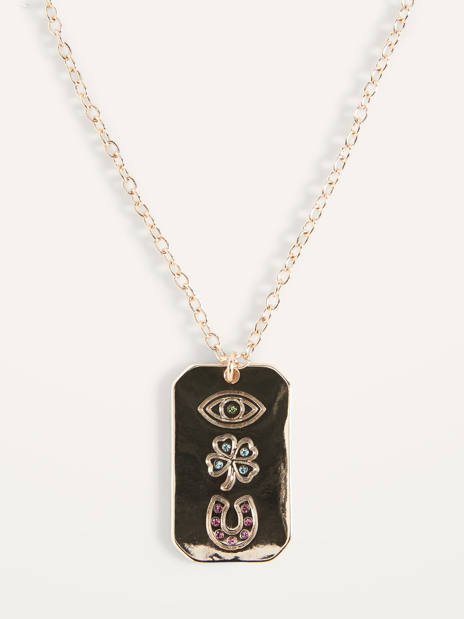 Lucky on sale pendant necklace