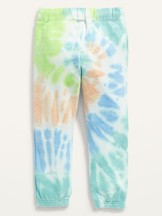 View large product image 2 of 2. Unisex Vintage Tie-Dye Jogger Sweatpants for Toddler