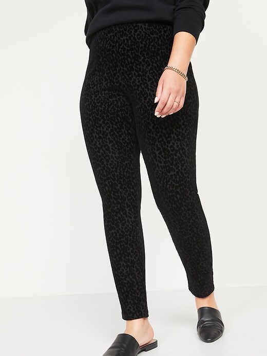 Image number 5 showing, High-Waisted Stevie Leopard-Print Pants for Women