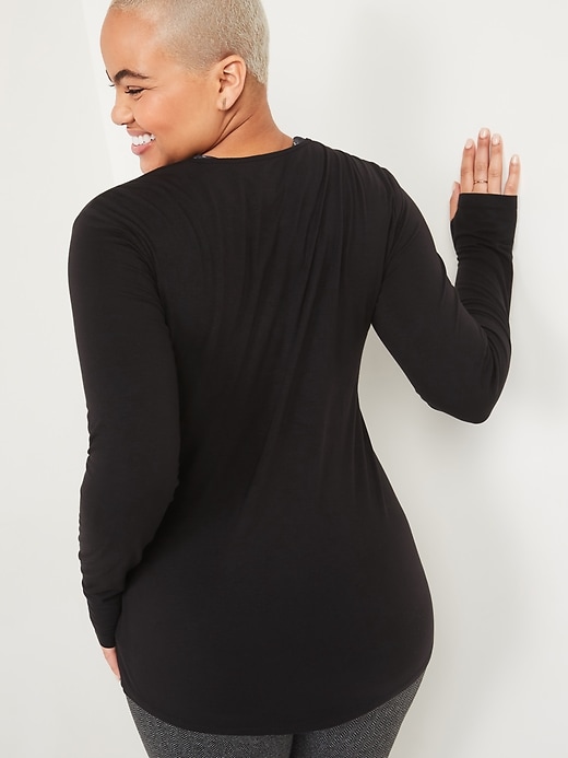 Image number 6 showing, Go-Warm Jersey Long-Sleeve Top