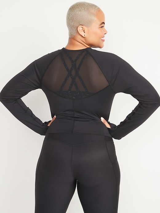 Image number 6 showing, PowerSoft Mesh-Back Long-Sleeve Performance Top