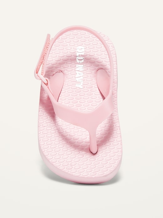 View large product image 2 of 4. Unisex Solid Flip-Flops for Baby