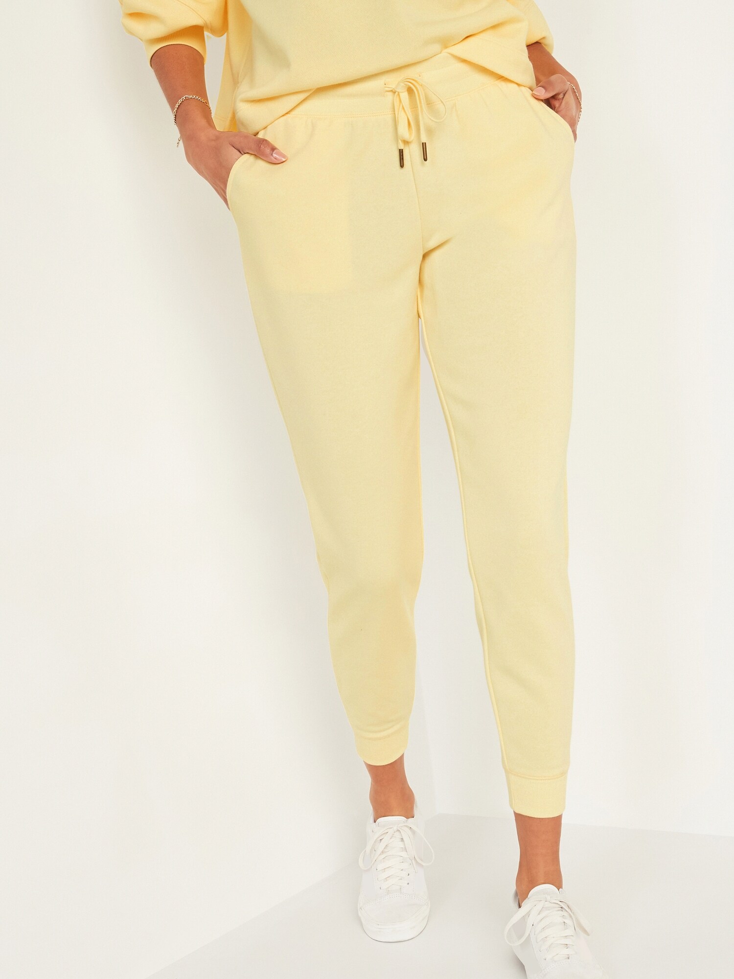 yellow sweatpants womens