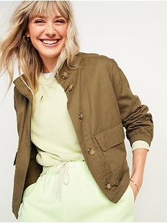 womens navy spring jacket