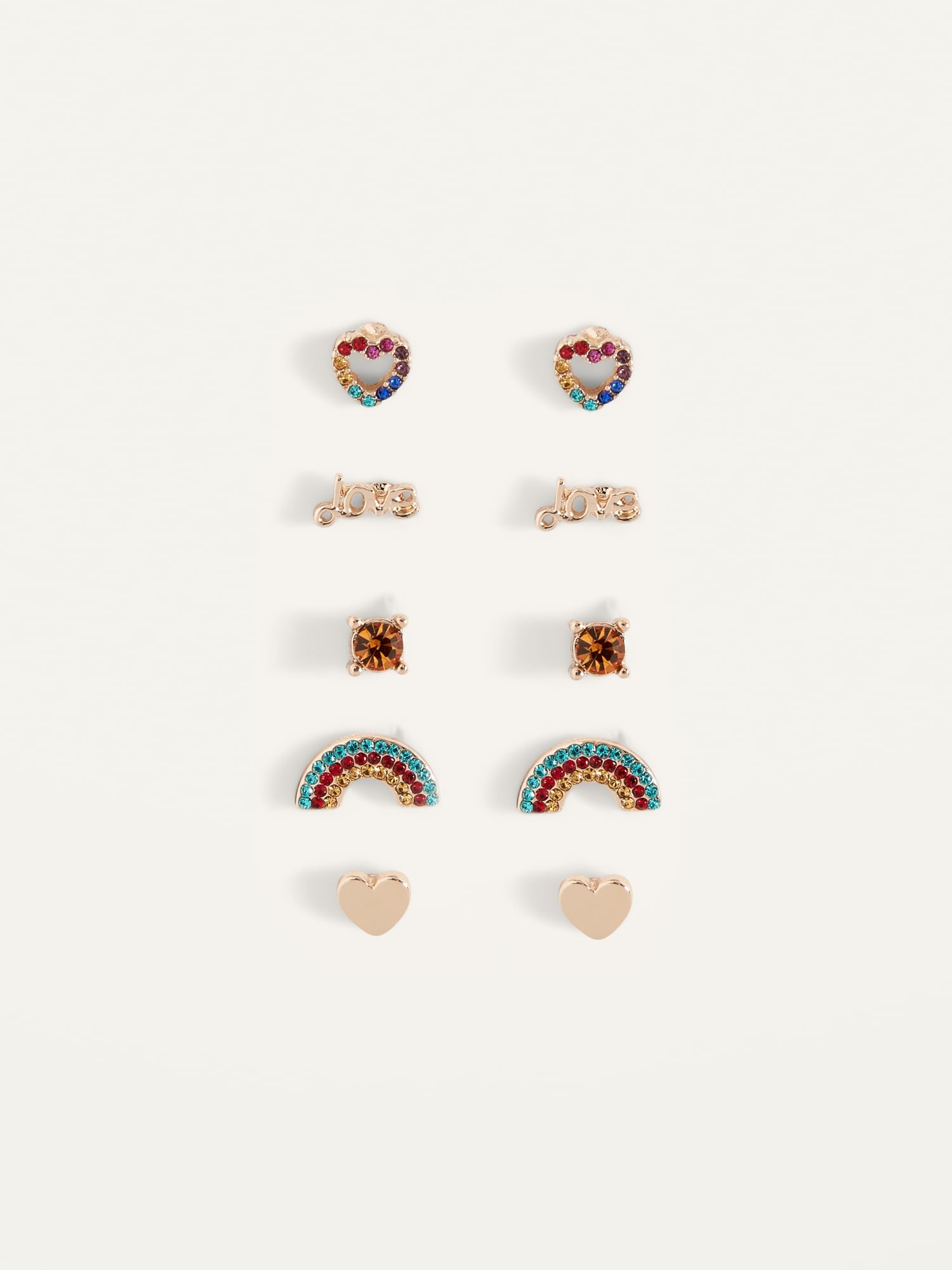 Download Gold-Toned Stud Earrings 5-Pack for Women | Old Navy