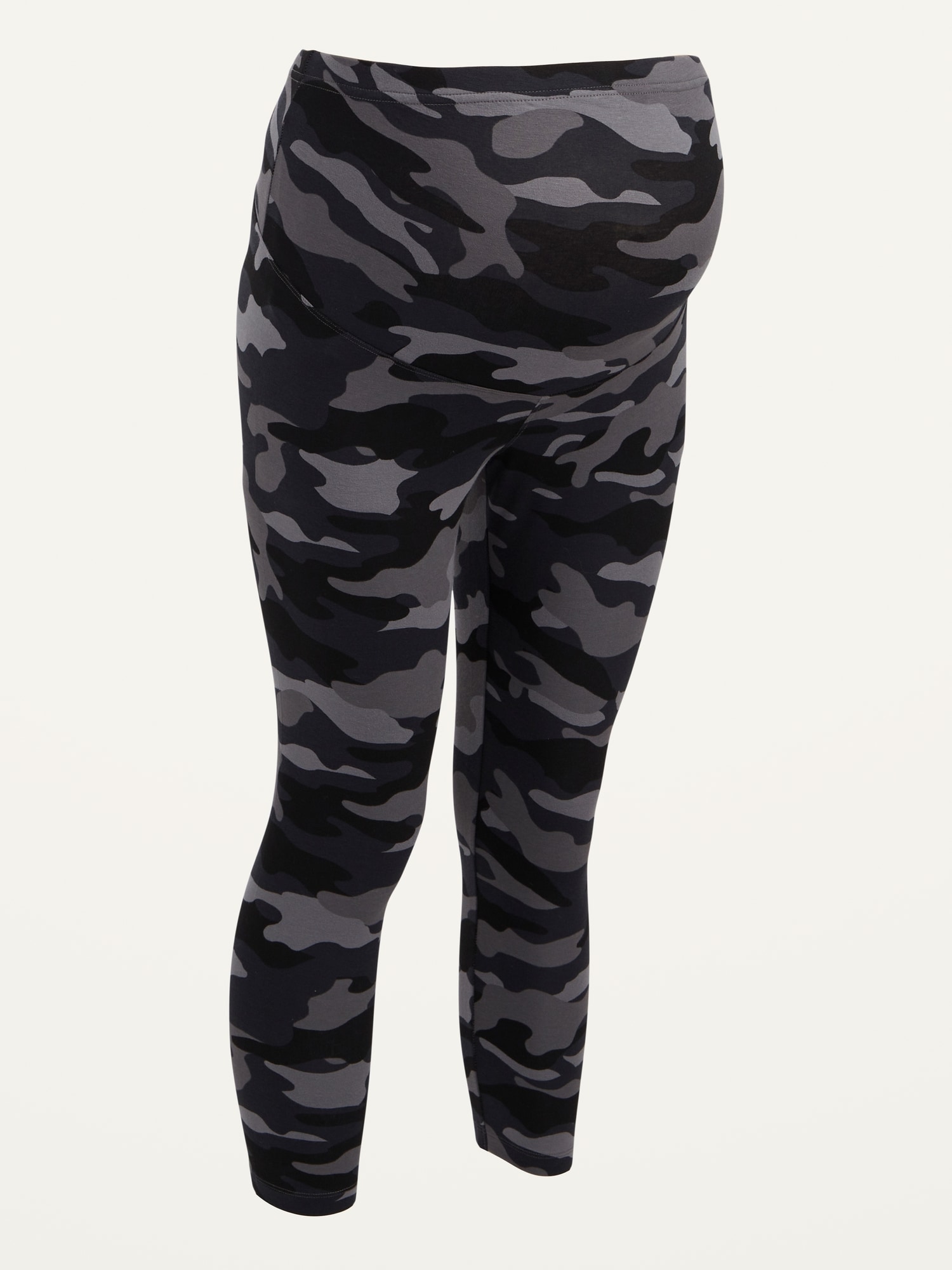 Cropped printed stretch-cotton jersey leggings