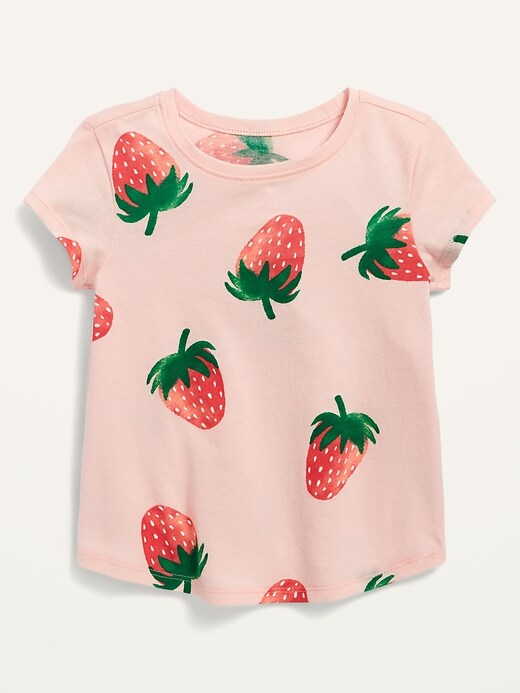 old navy strawberry shirt