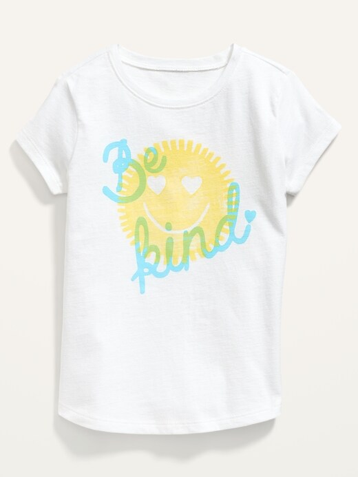 Old Navy Short-Sleeve Graphic Tee for Toddler Girls. 1