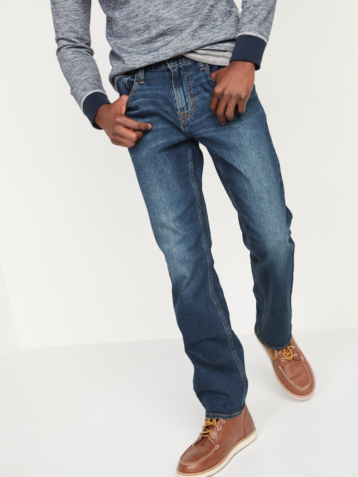 Boot-Cut Built-In Flex Jeans For Men | Old Navy
