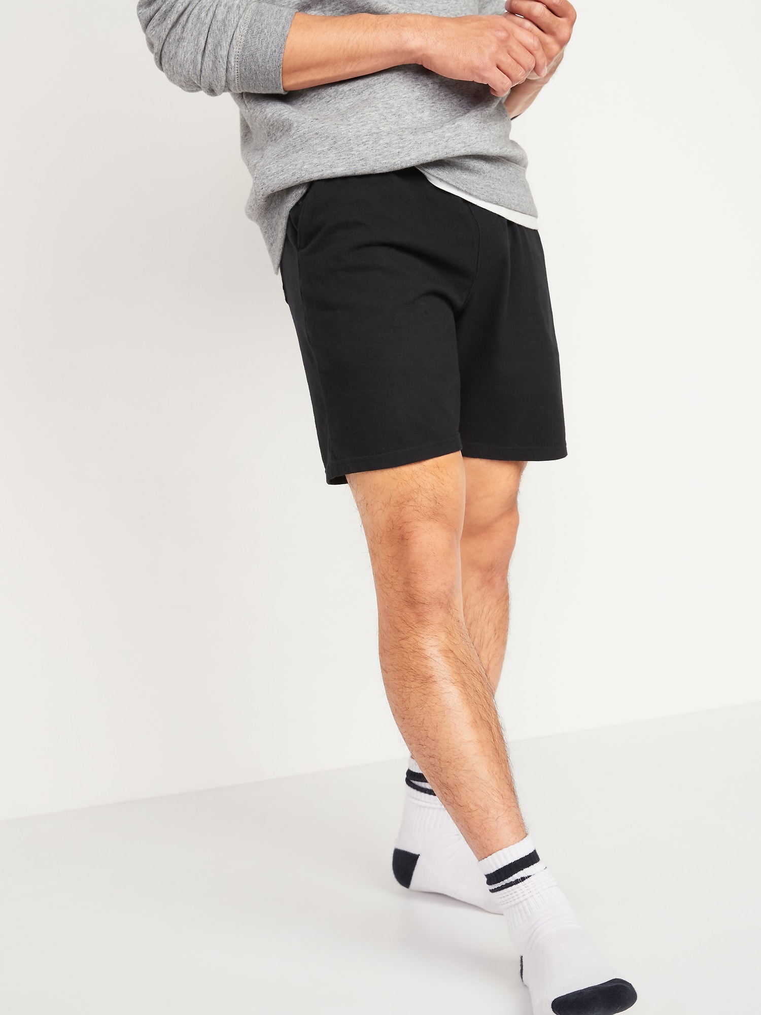 Mens jersey 2025 knit shorts