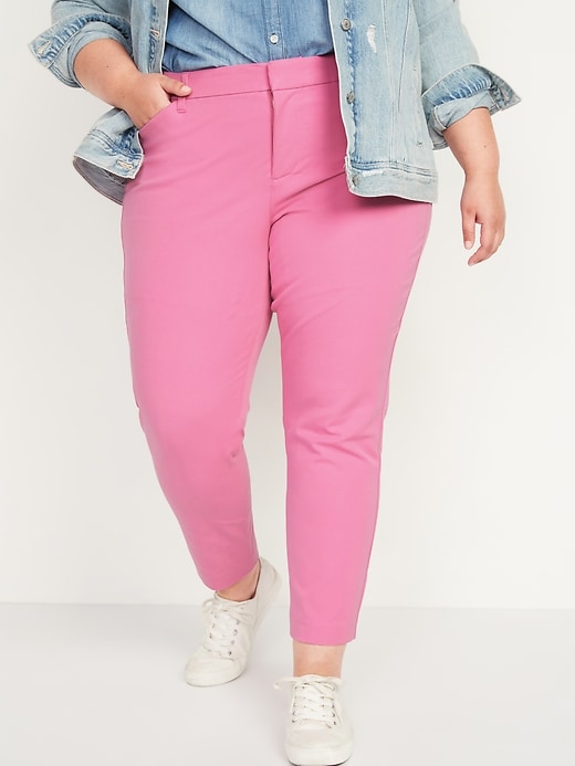 Old Navy High-Waisted Secret-Smooth Pockets Plus-Size Pixie Pants. 1