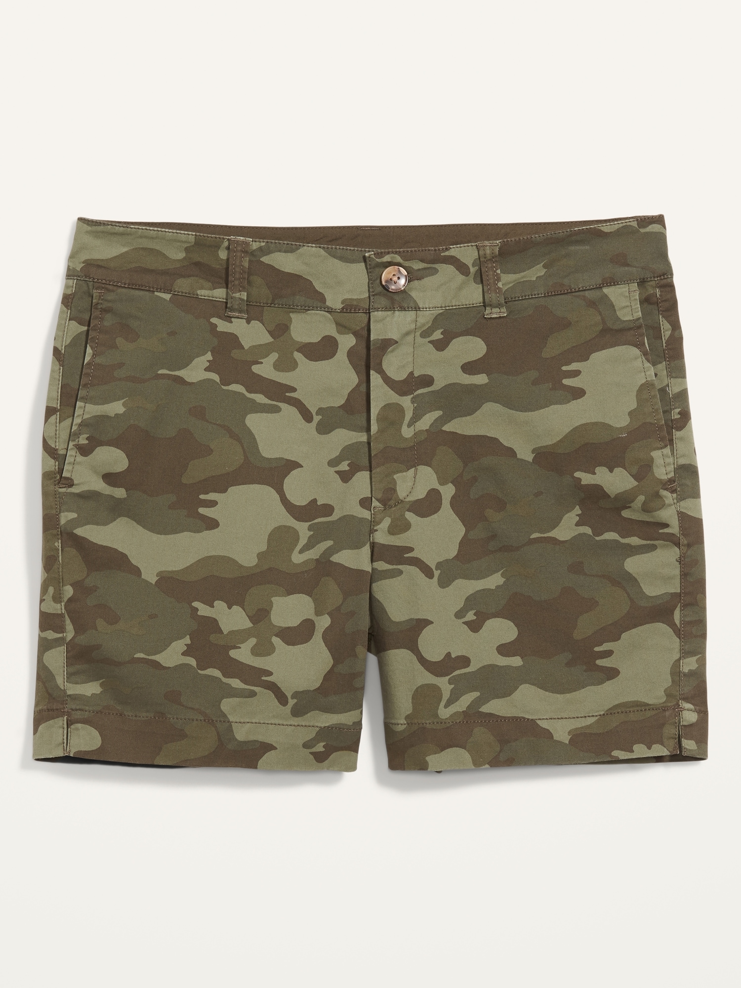 womens camo jean shorts