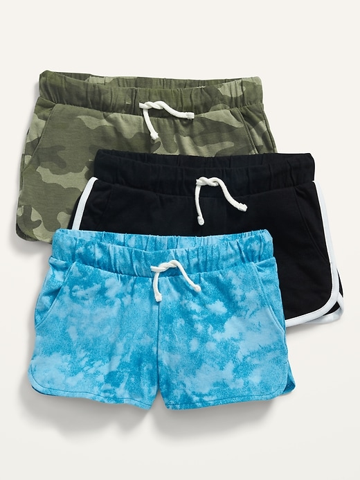 View large product image 1 of 1. Dolphin-Hem Cheer Shorts 3-Pack for Girls