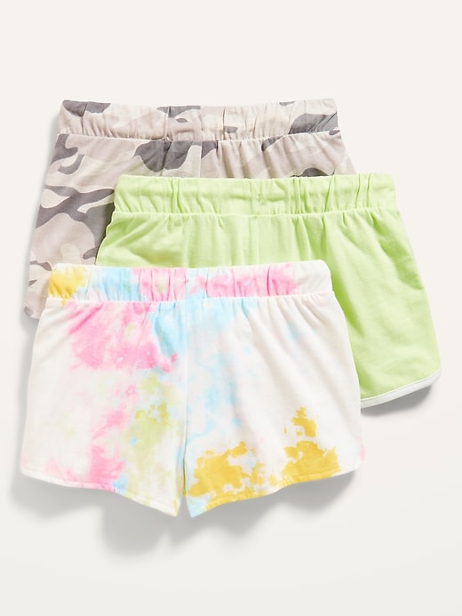 View large product image 2 of 2. Dolphin-Hem Cheer Shorts 3-Pack for Girls