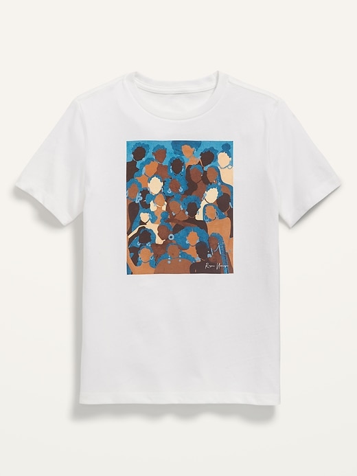 View large product image 1 of 2. Project WE Black History Month Tee by Reyna Noriega for Kids
