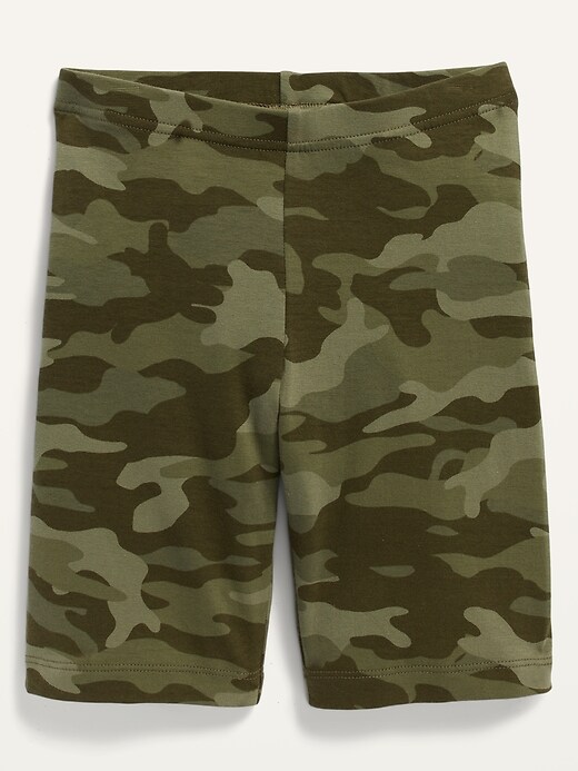 View large product image 1 of 1. Built-In Tough Printed Long Biker Shorts for Girls
