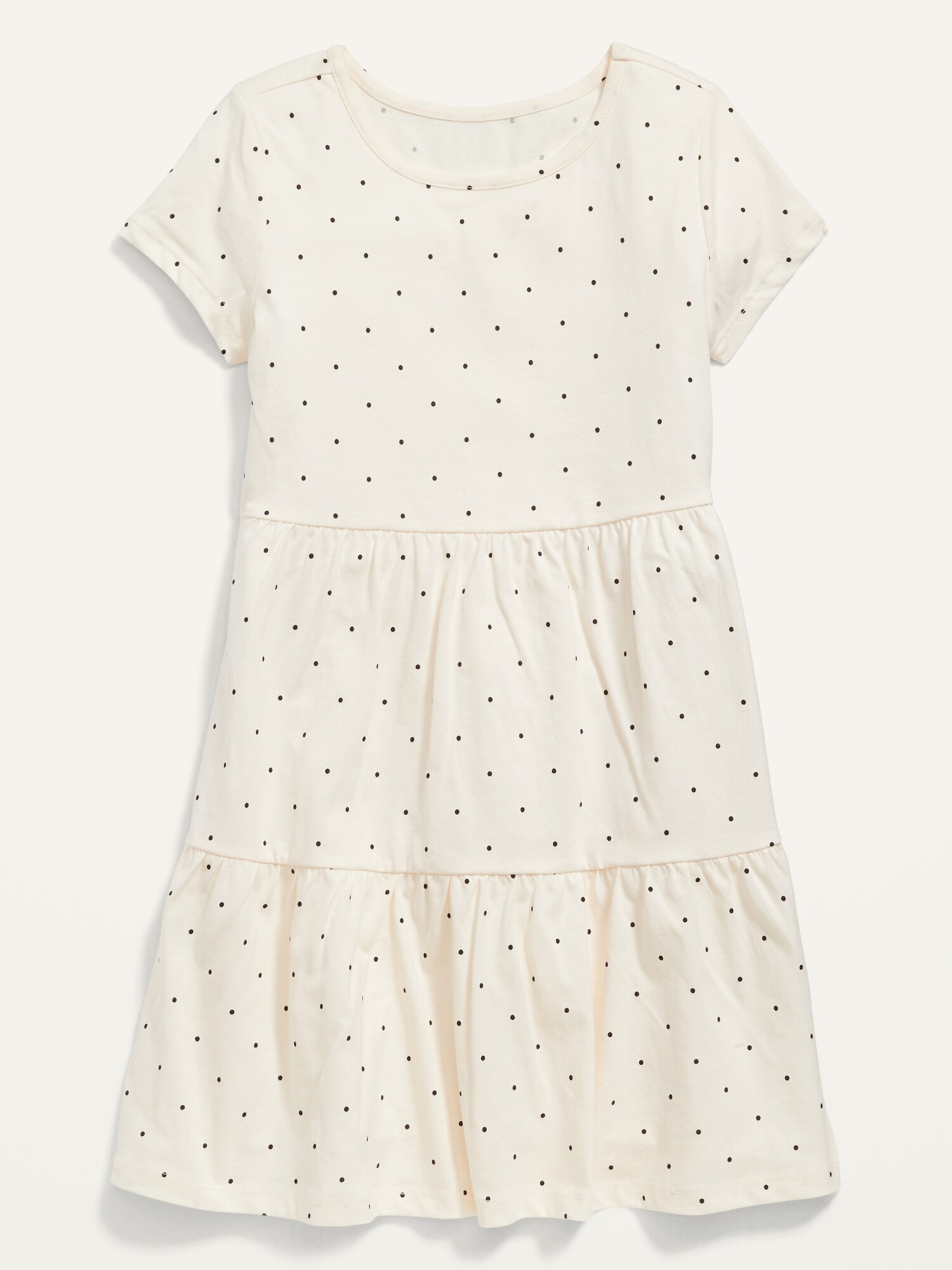 Tiered Jersey Fit & Flare Dress for Girls | Old Navy