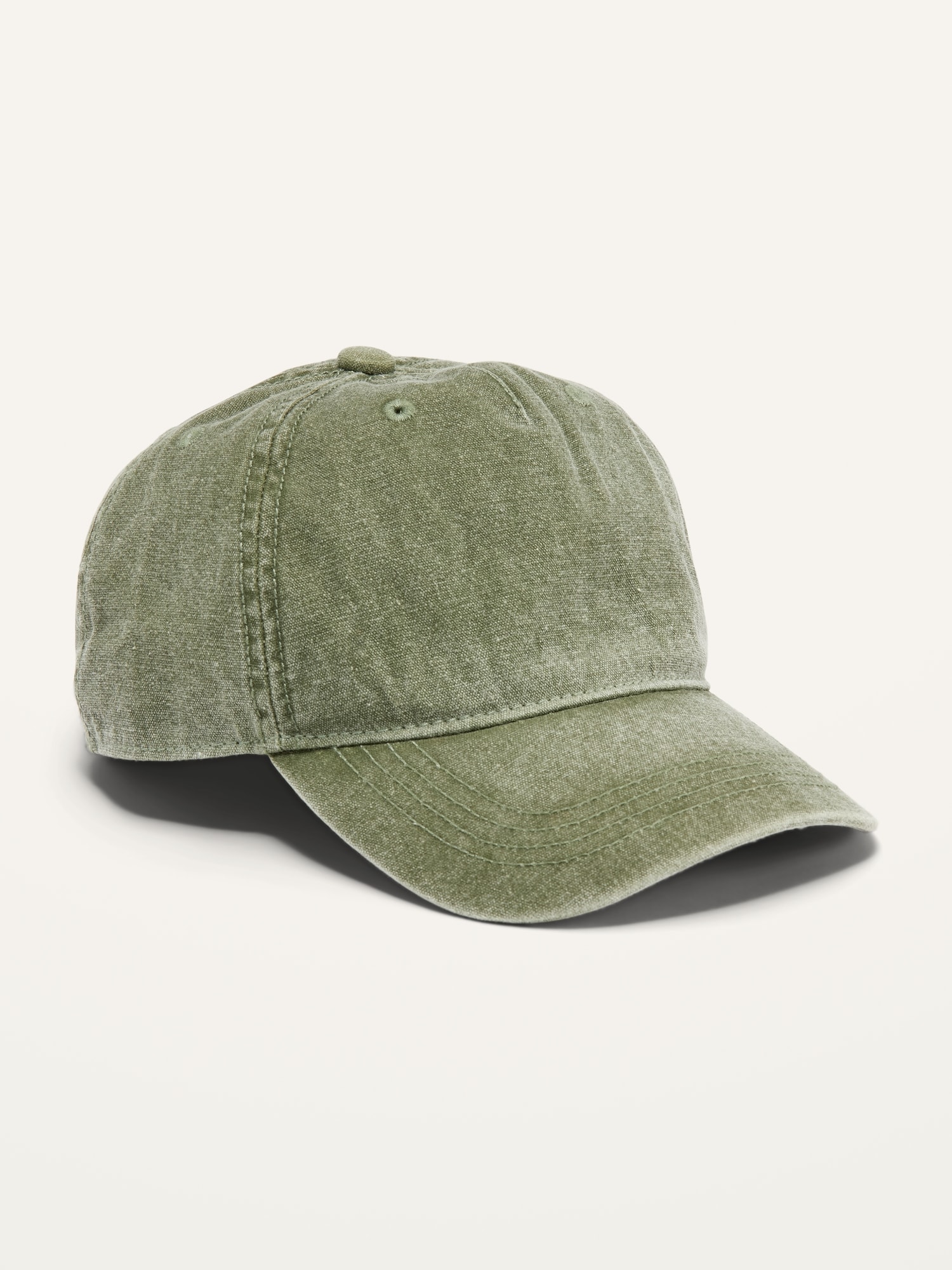 Gender-Neutral Garment-Dyed Canvas Baseball Cap For Kids Old Navy