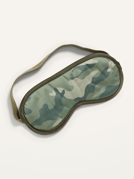 View large product image 1 of 1. Patterned Satin Sleep Mask for Adults