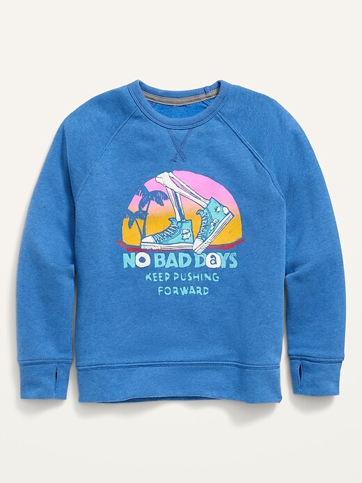 View large product image 1 of 2. Vintage Crew-Neck Pullover Sweatshirt for Boys