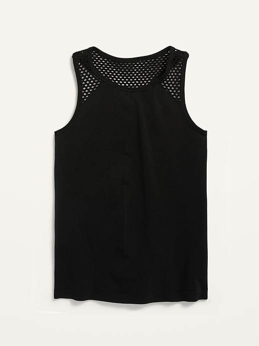 View large product image 1 of 1. Fitted Go-Dry Seamless Tank for Girls