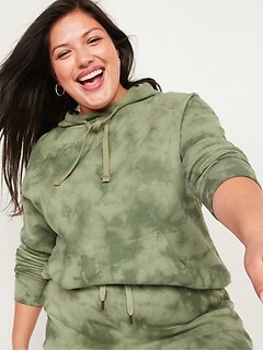 Vintage Specially Dyed Plus-Size Pullover Hoodie