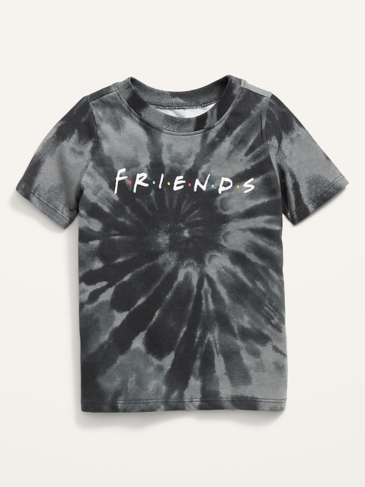 Voir une image plus grande du produit 1 de 2. T-shirt unisexe à logo Friends™ teint par nœuds pour Tout-petit