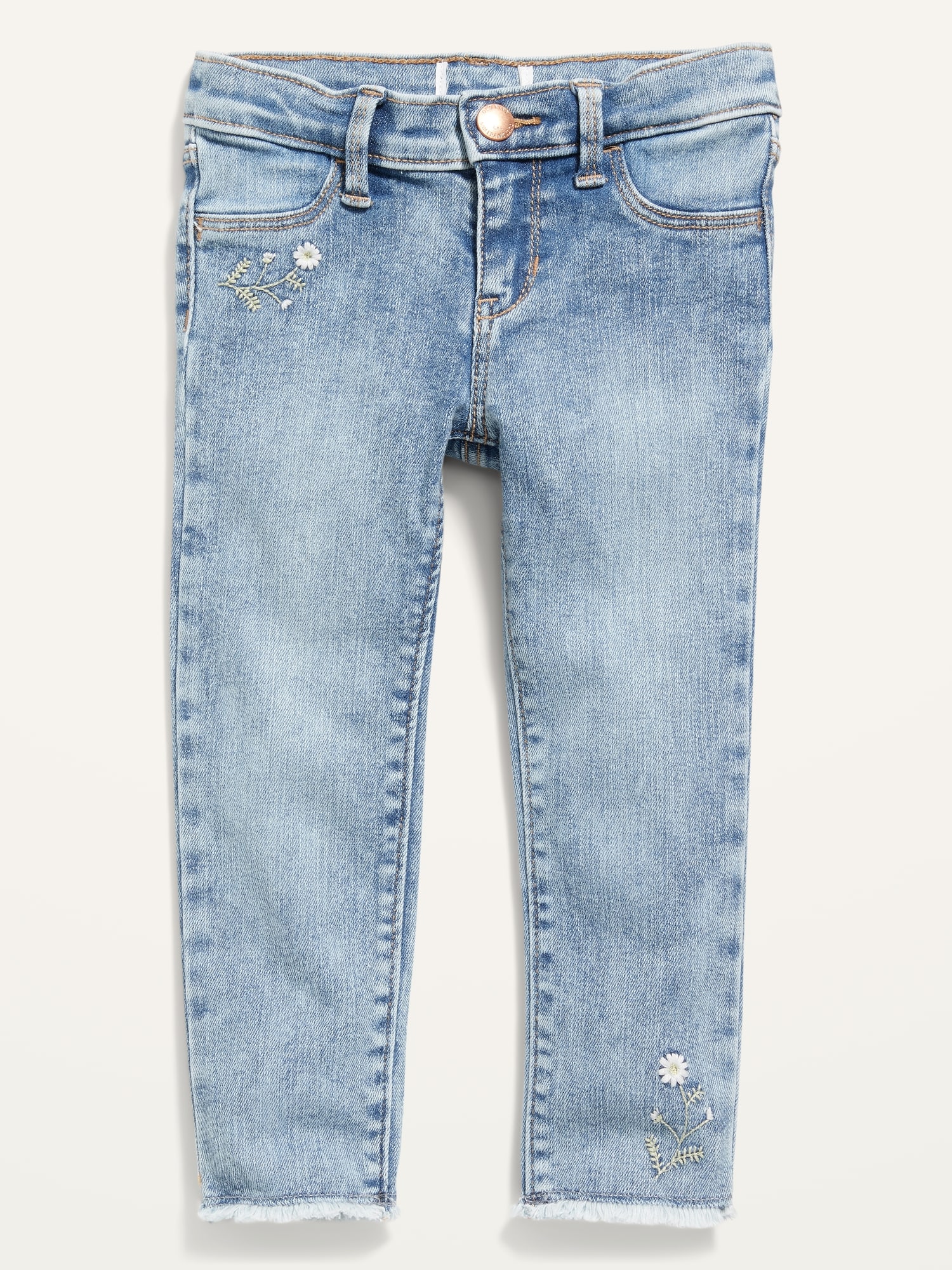 Frayed hot sale hem jeggings