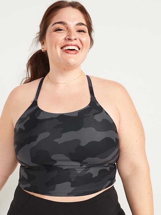 Image number 1 showing, Light Support PowerSoft Plus-Size Long-Line Sports Bra