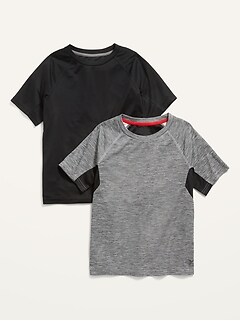 Go-Dry Mesh Performance T-Shirt 2-Pack for Boys