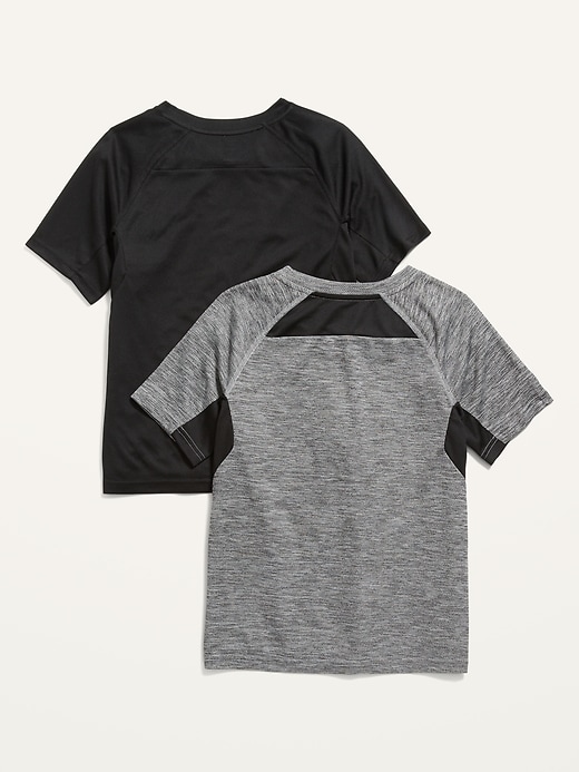 View large product image 2 of 2. Go-Dry Mesh Performance T-Shirt 2-Pack for Boys