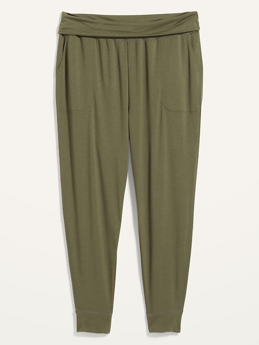 View large product image 2 of 2. Mid-Rise Plus-Size Live-In Jogger Sweatpants