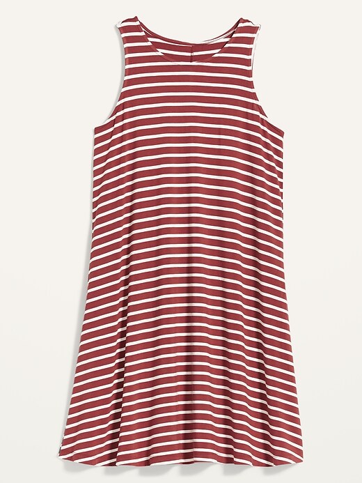 Image number 4 showing, Striped Jersey-Knit Sleeveless Swing Dress for Women