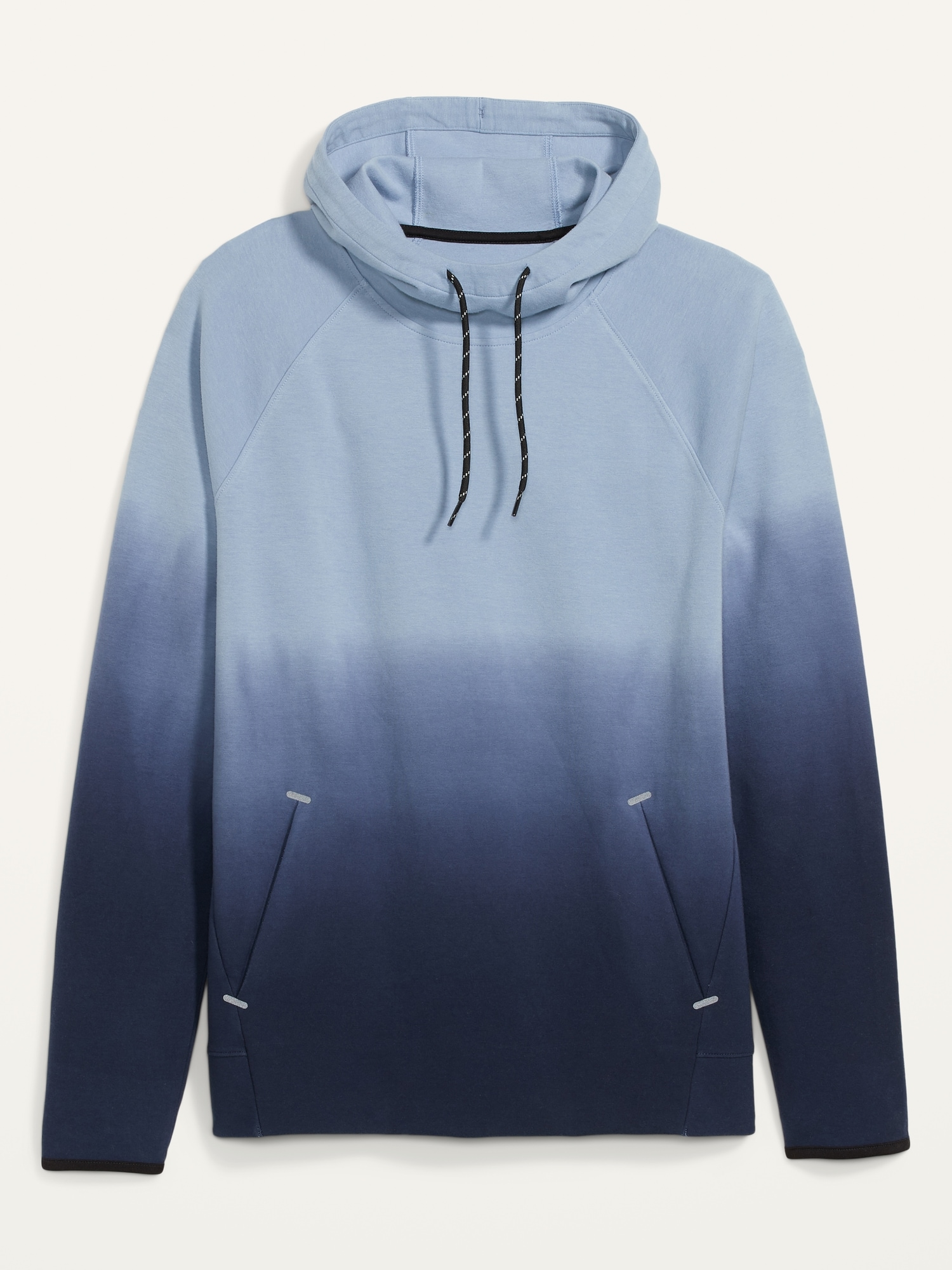 Dynamic Fleece DipDye Pullover Hoodie for Men Old Navy