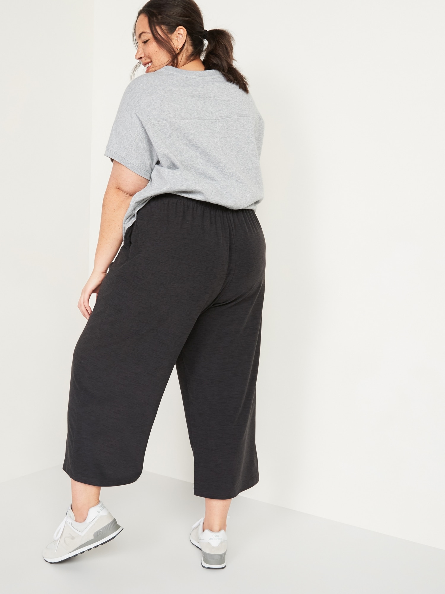 High-Waisted Breathe ON Crop Wide-Leg Pants for Women