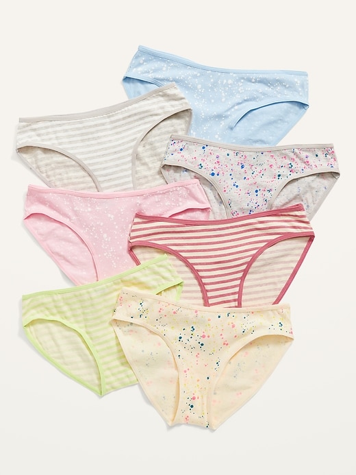View large product image 1 of 1. Bikini Underwear 7-Pack for Girls