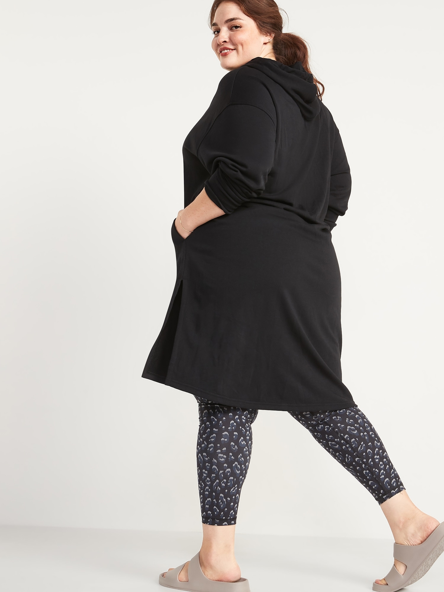 Extra long shop plus size hoodie