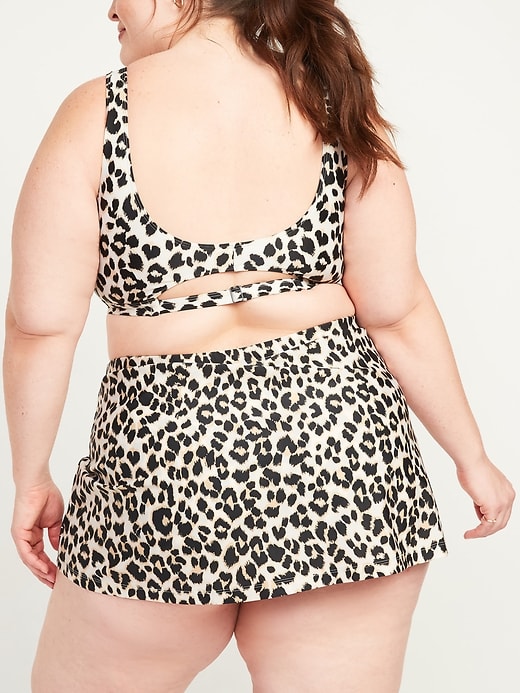 Image number 2 showing, High-Waisted Secret-Smooth Plus-Size Swim Skirt