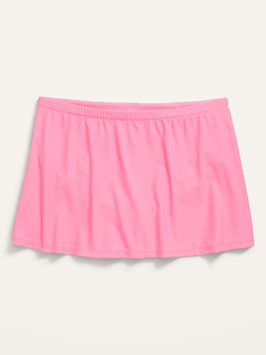 Image number 4 showing, High-Waisted Secret-Slim Plus-Size Swim Skirt