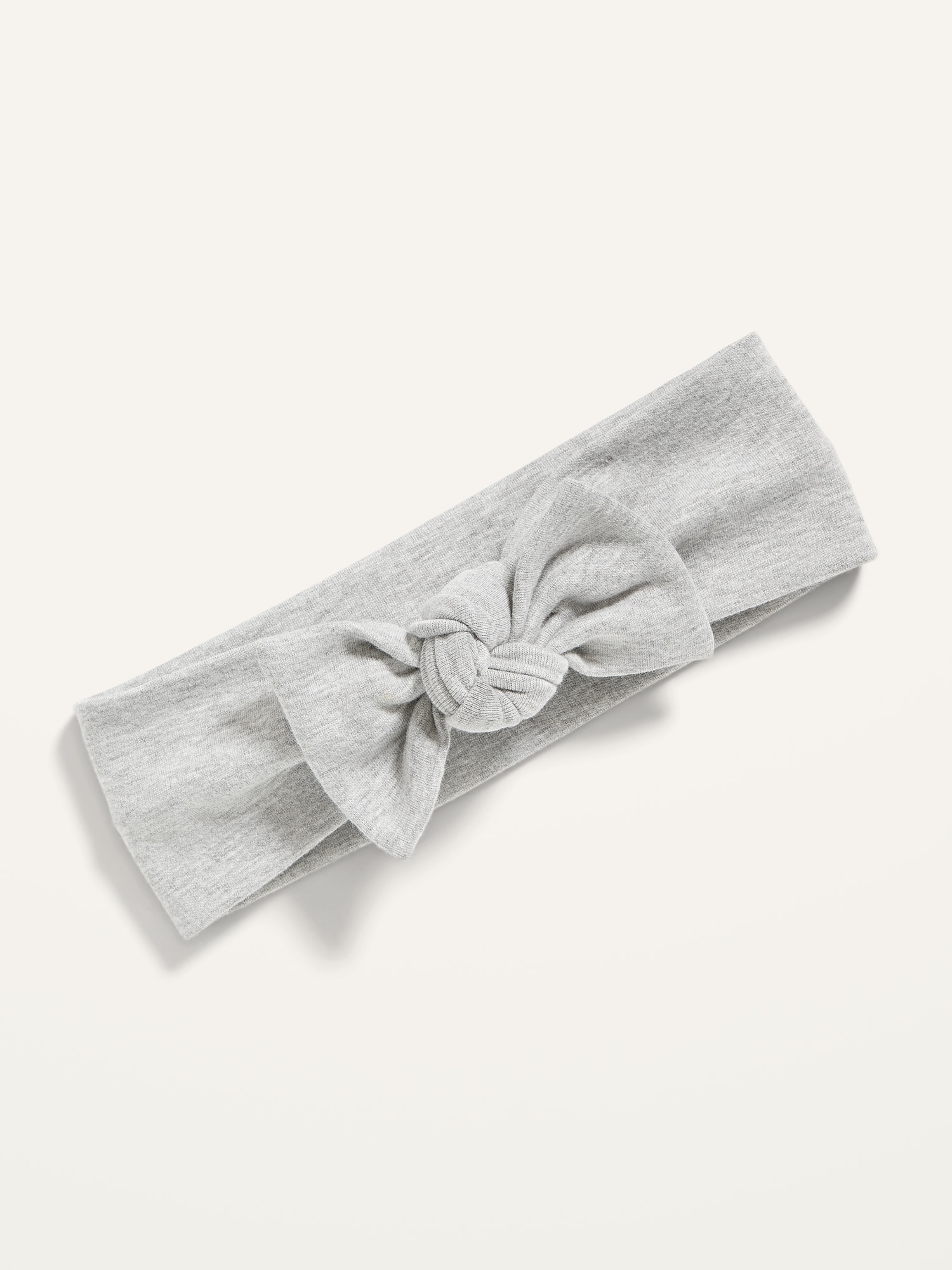 Old Navy Jersey-Knit Bow-Tie Headband for Toddler Girls gray. 1