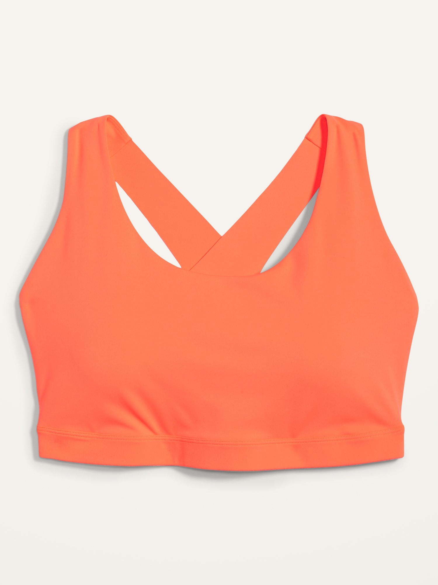 Medium Support PowerSoft Bonded-Strap Plus-Size Sports Bra