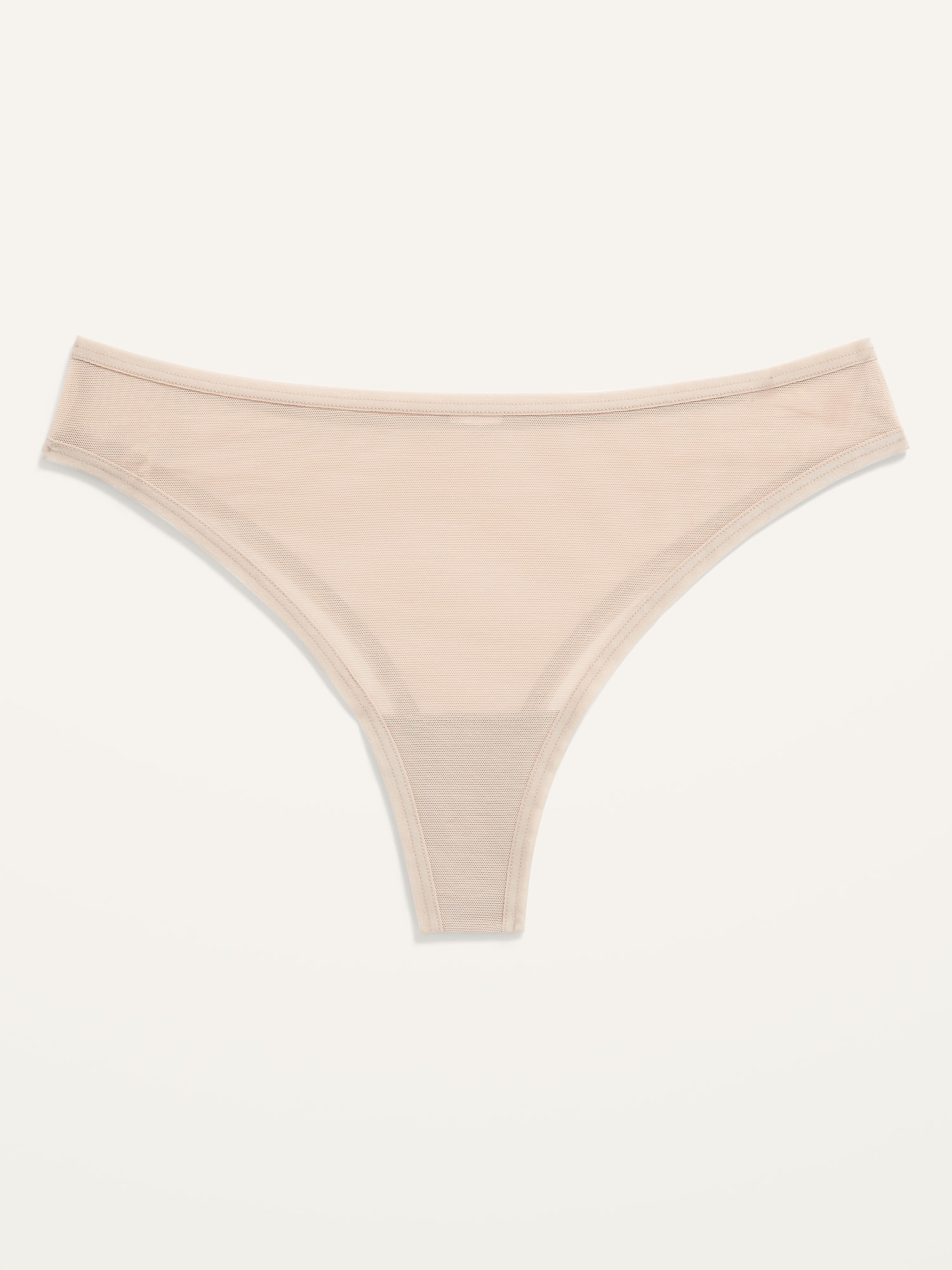 Old Navy Mesh Thong Underwear for Women white. 1