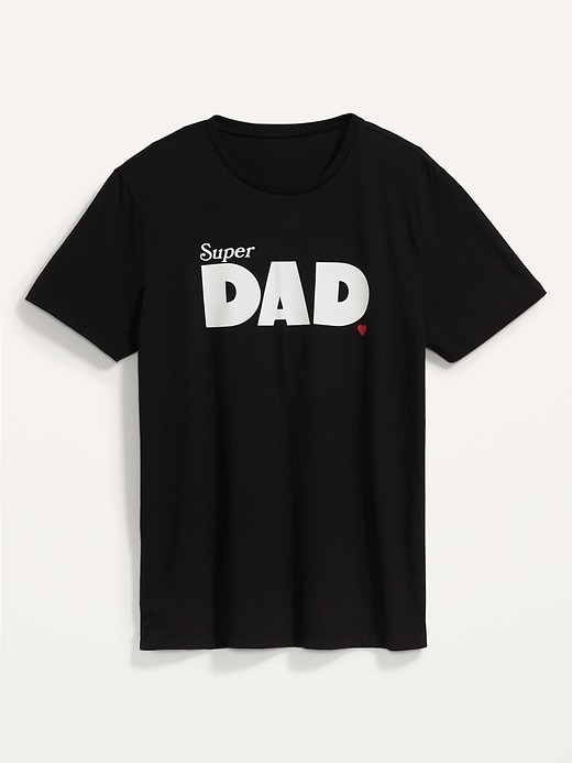 Voir une image plus grande du produit 1 de 1. T-shirt à imprimé assorti « Super Dad » pour Homme