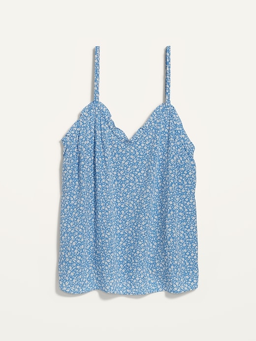 Printed Ruffled V-Neck Cami Top for Women | Old Navy