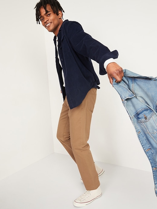 old navy 5 pocket twill pants