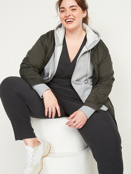 Image number 3 showing, Breathe ON Cross-Front Plus-Size Sleeveless Jumpsuit